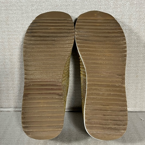 Kenneth Cole Reaction Women's Gold Sparkle Cameron Knit Sneaker Size 8M/EU39 - Picture 7 of 8